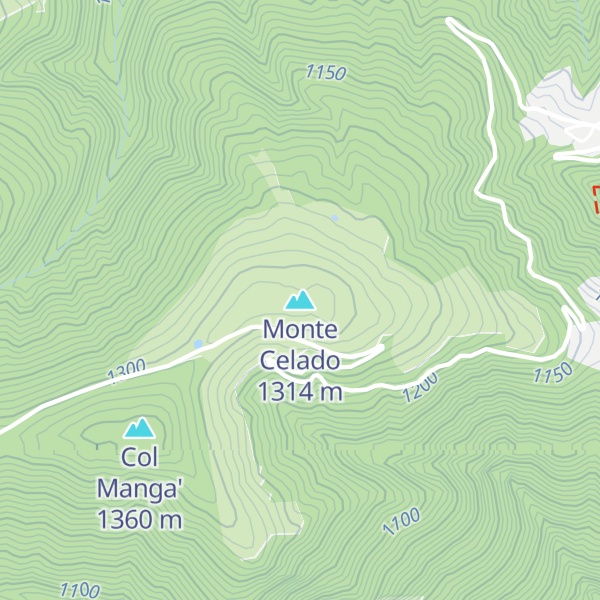 Map of Monte Celado
