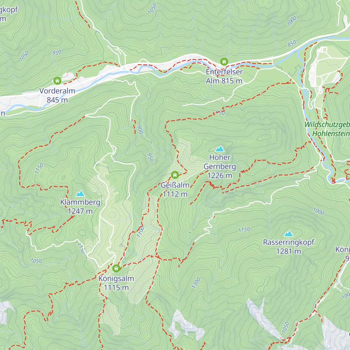 Geißalm map