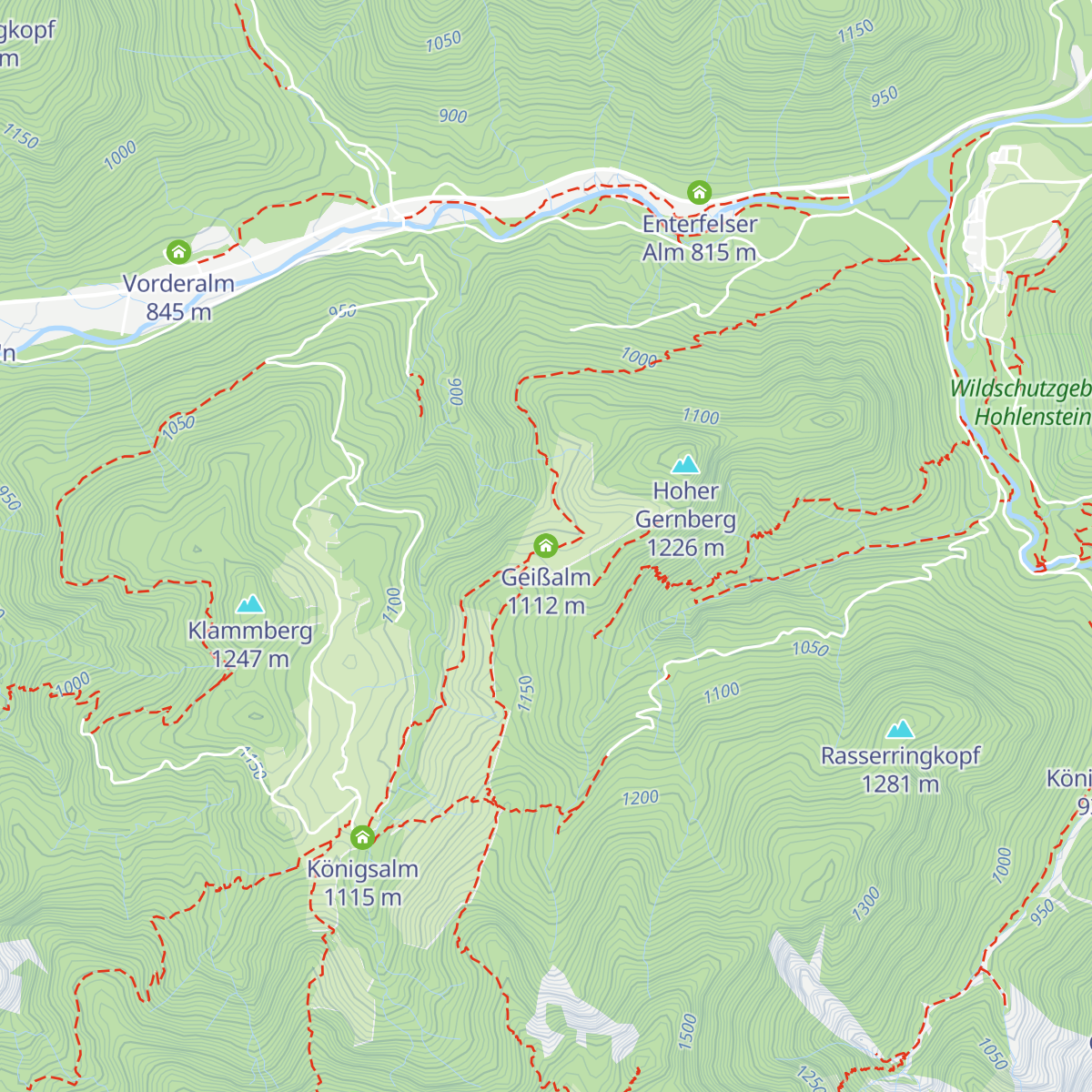 Geißalm map