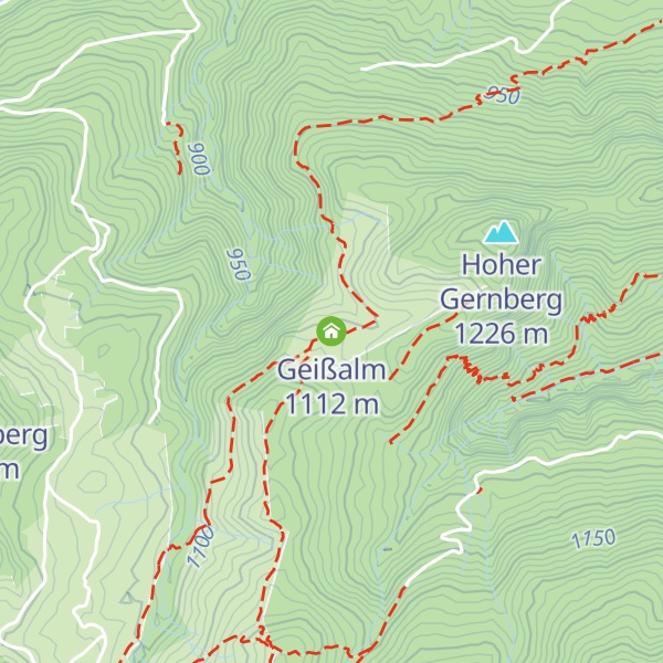Map of Geißalm