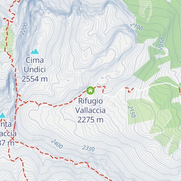 Map of Rifugio Vallaccia