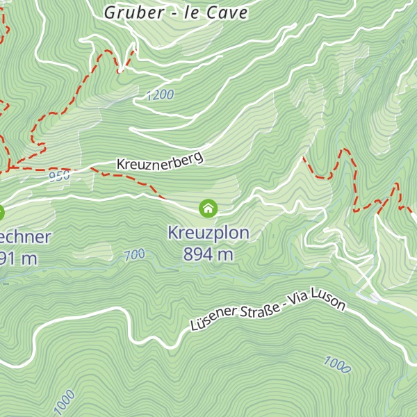 Map of Kreuzplon