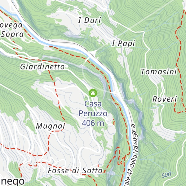 Map of Casa Peruzzo