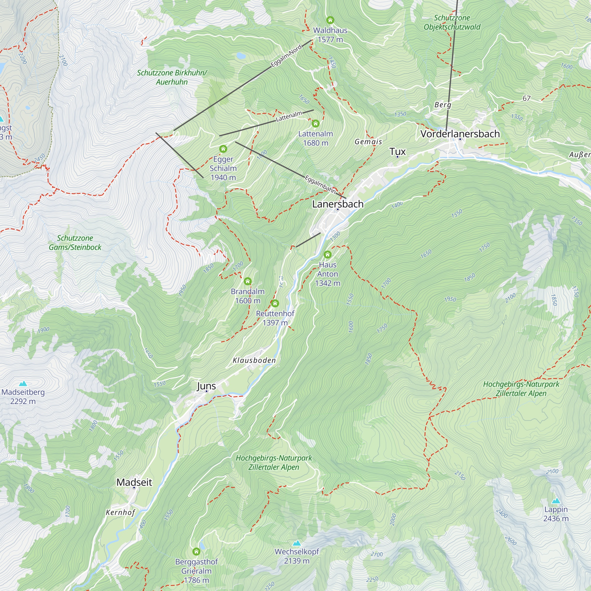 Klausboden map