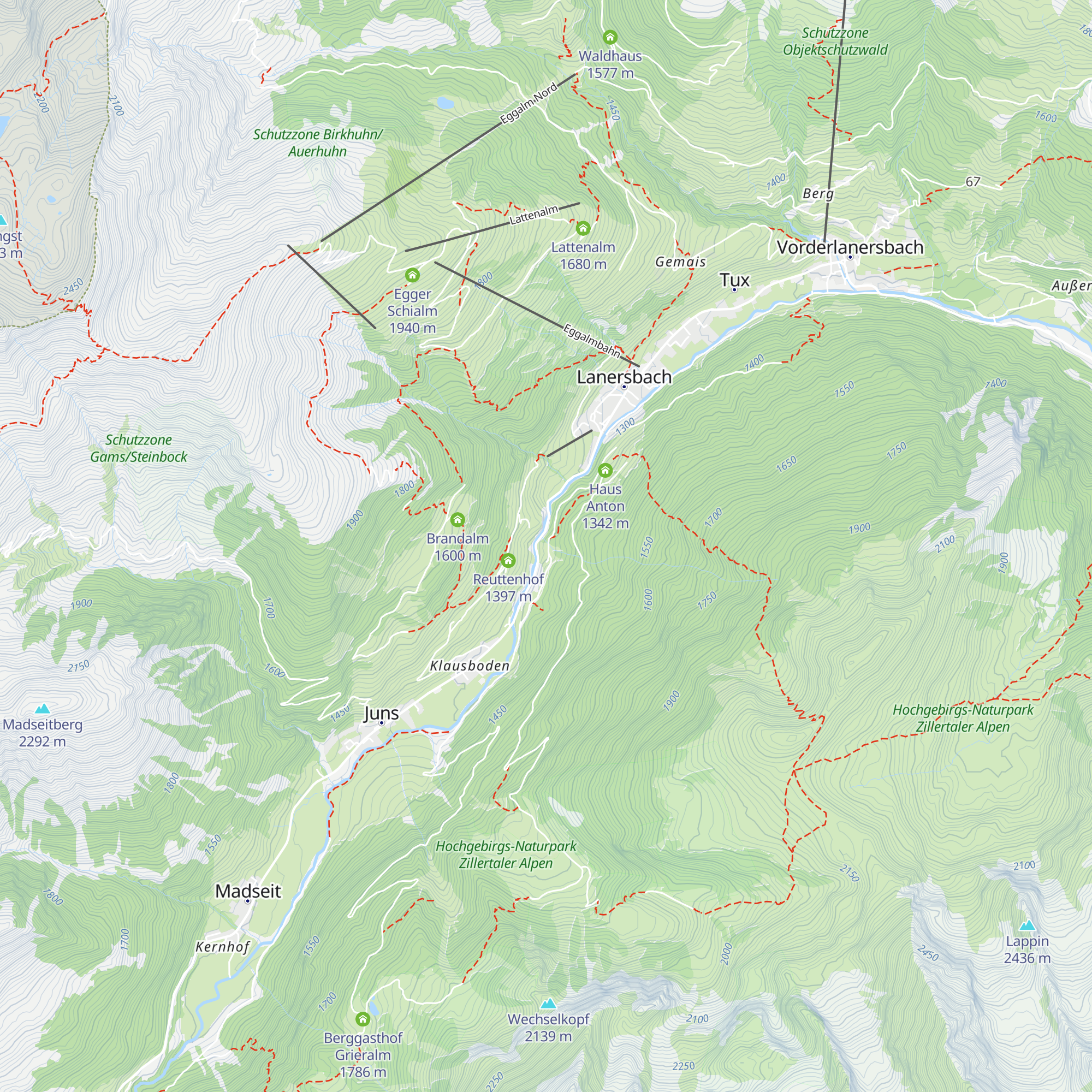 Klausboden map