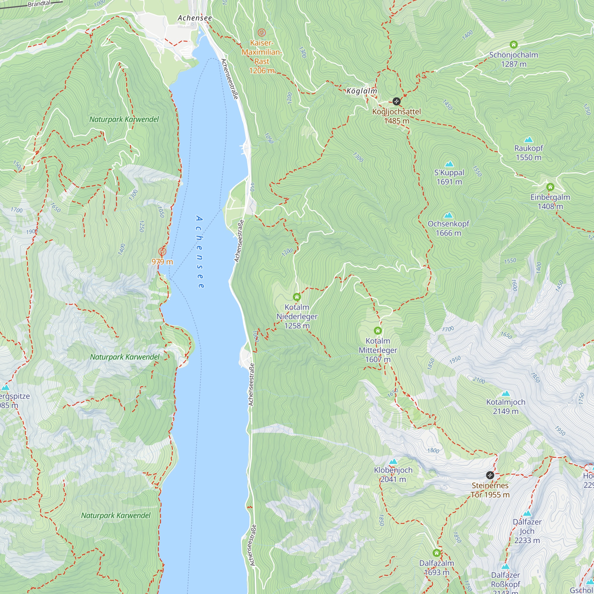 Kotalm Niederleger map