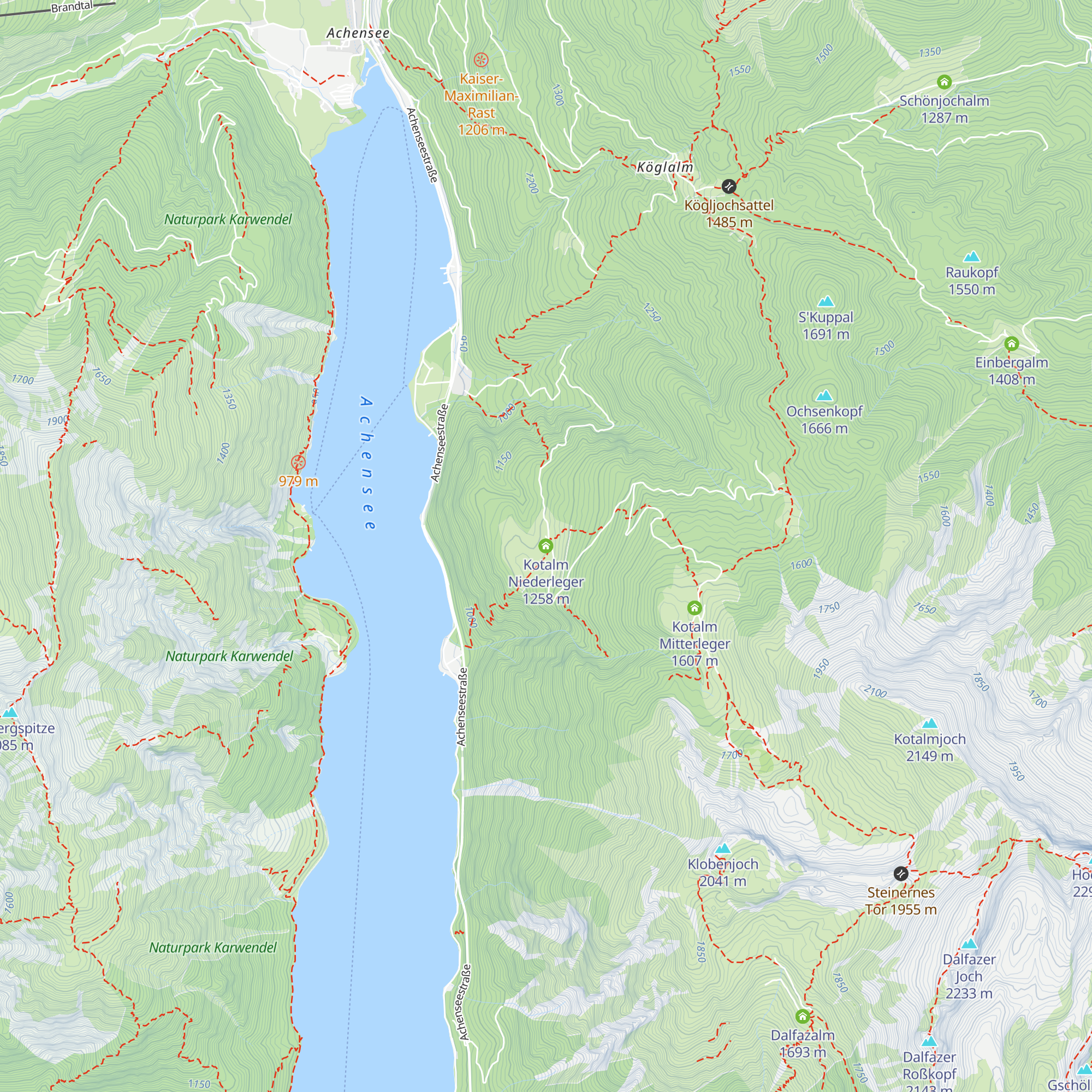 Kotalm Niederleger map