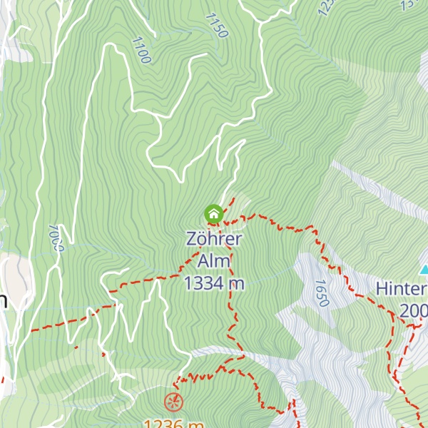 Map of Zöhrer Alm