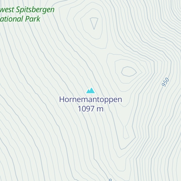 Map of Hornemantoppen