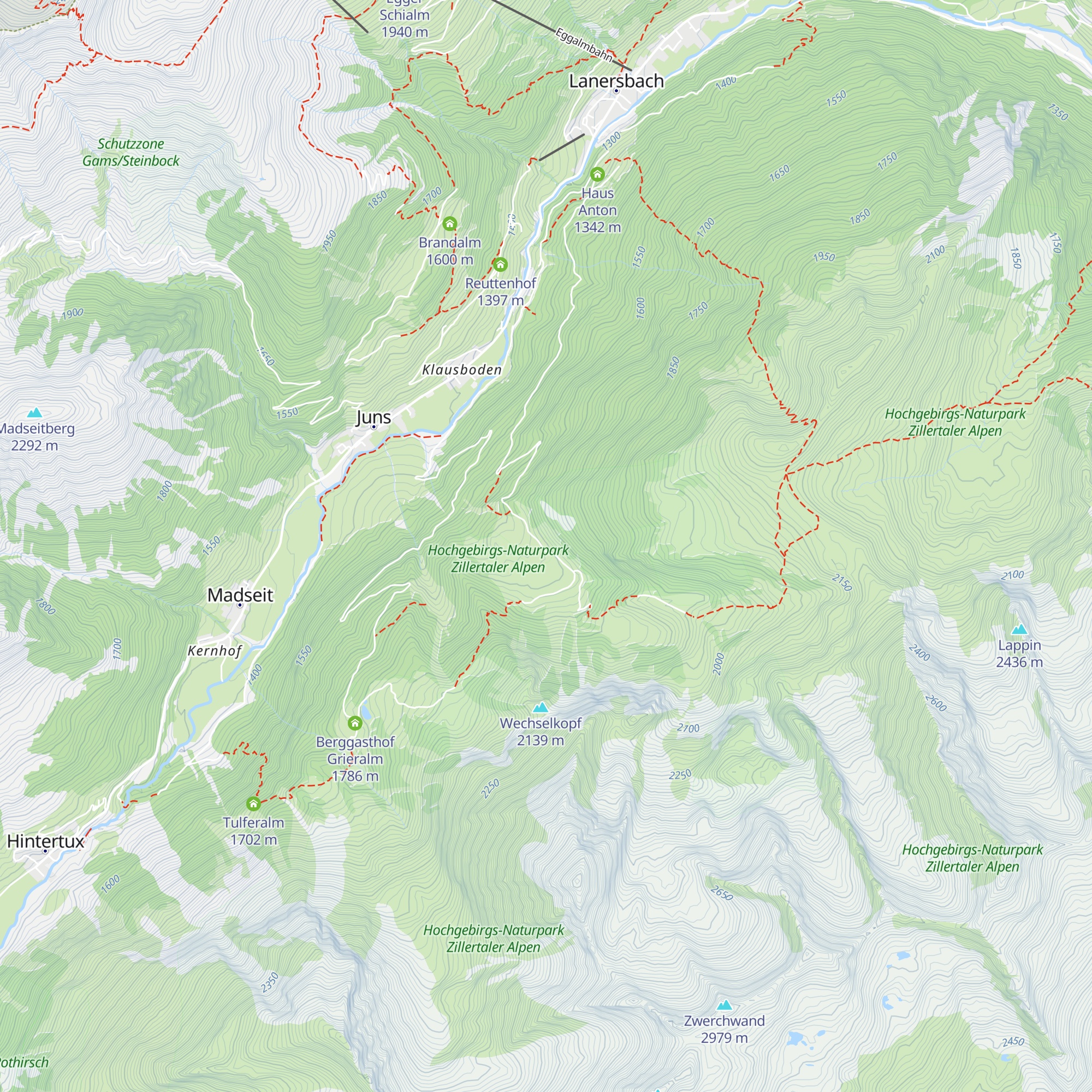 Höllensteinhütte map