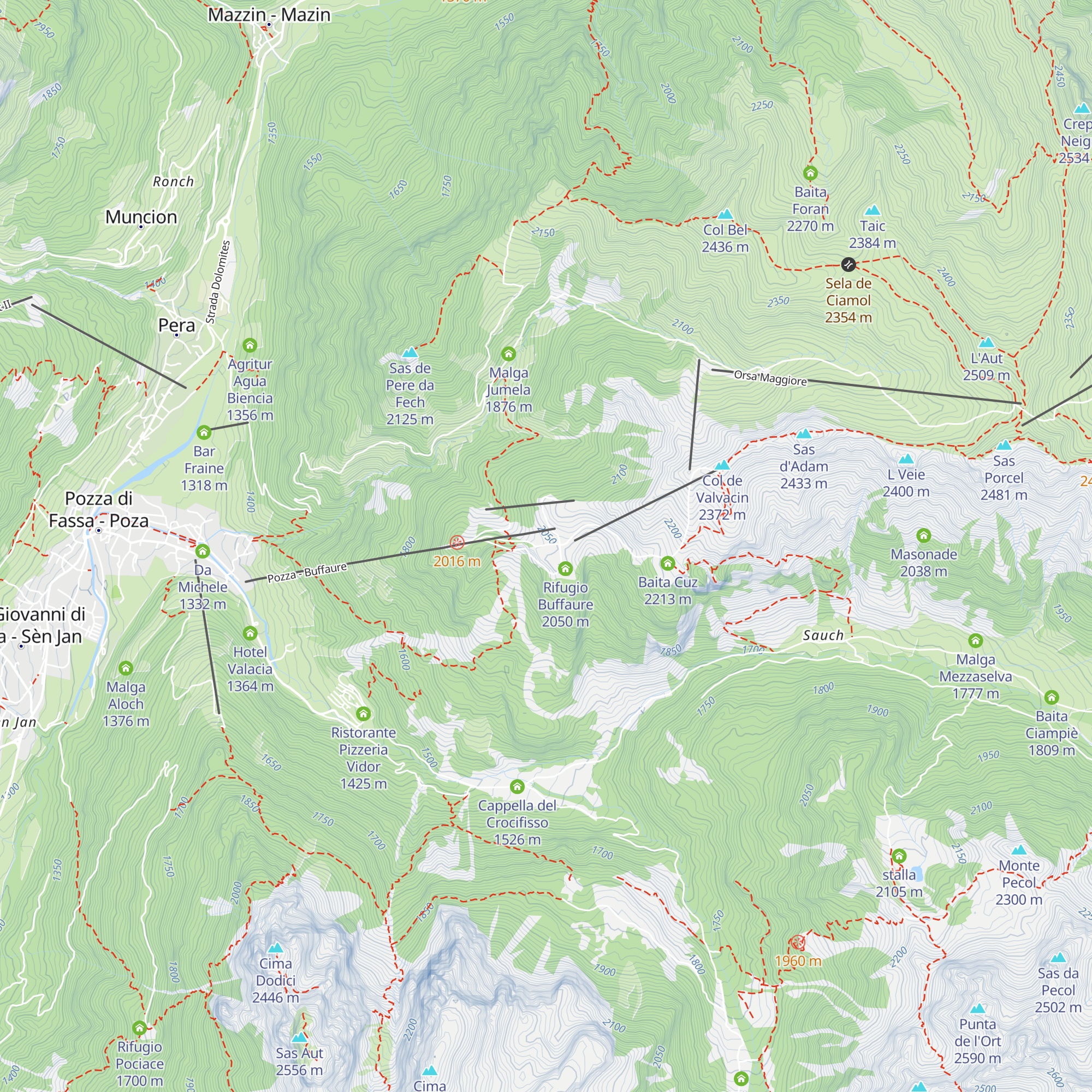 La Bolp map
