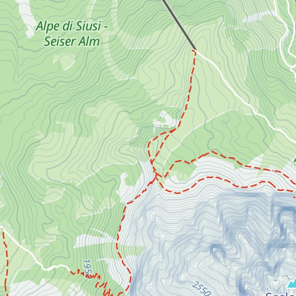 Map of Col de Ciaulonch
