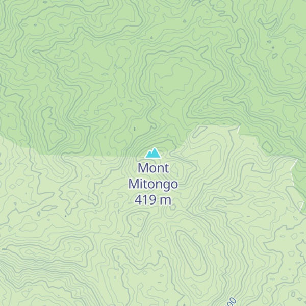 Map of Mont Mitongo