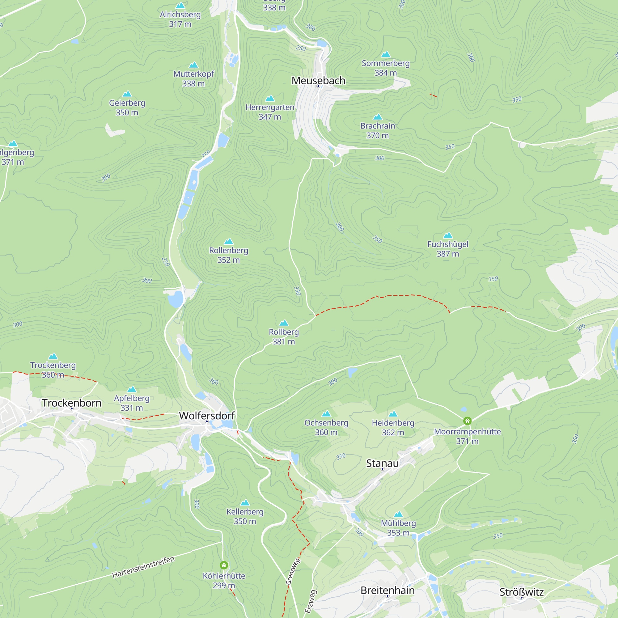 Heide-Hütte map