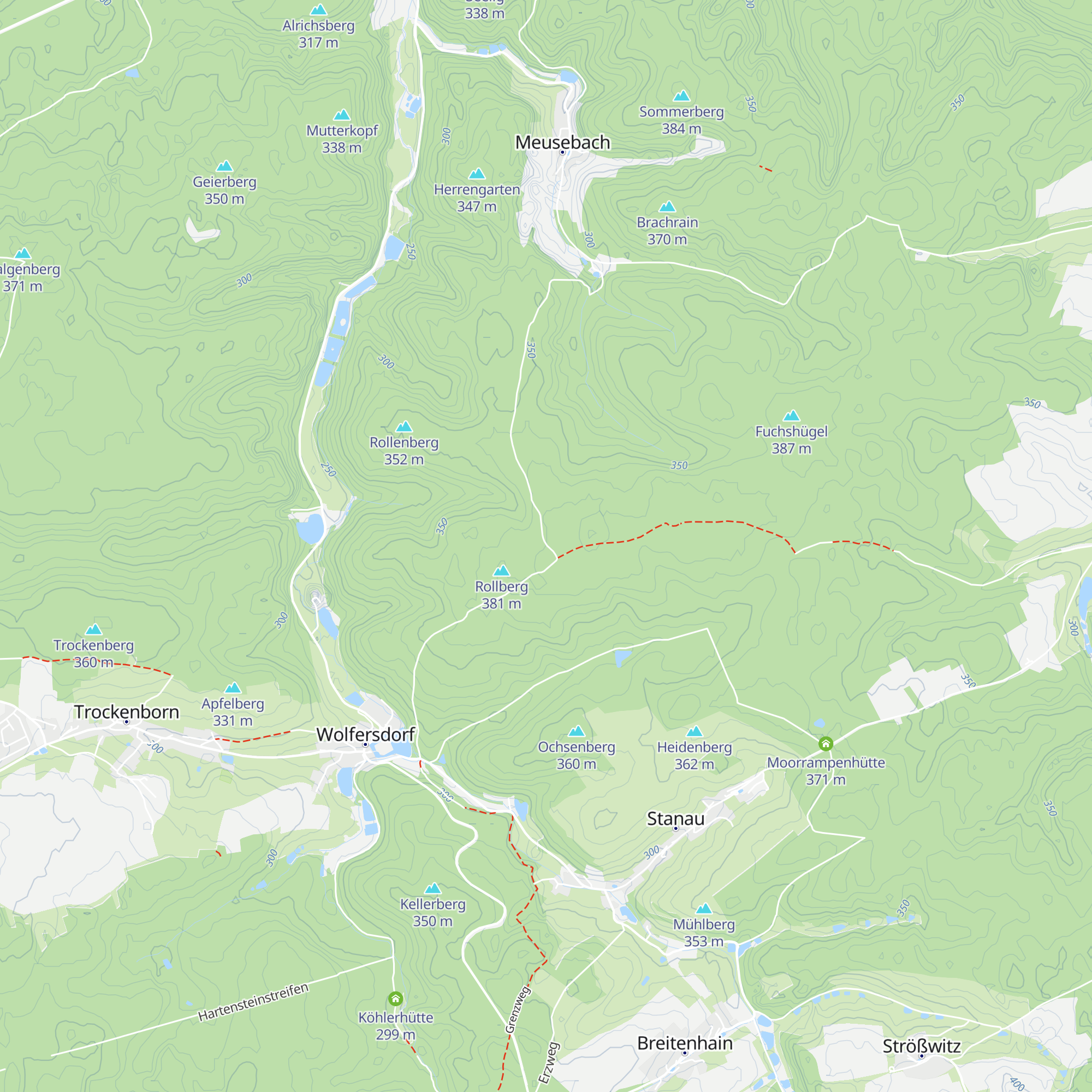 Heide-Hütte map
