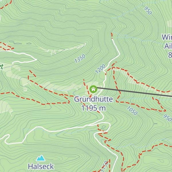 Map of Naturfreundehaus Gründhütte