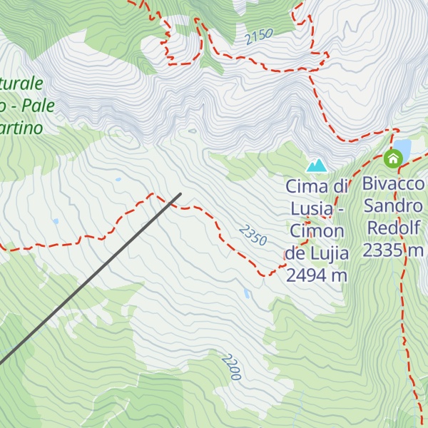 Map of Baic del Lasté