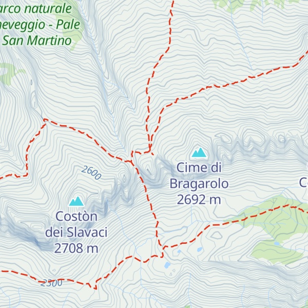 Map of Bivacco Aldo Moro