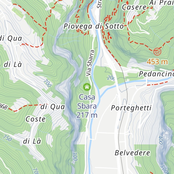 Map of Casa Sbara