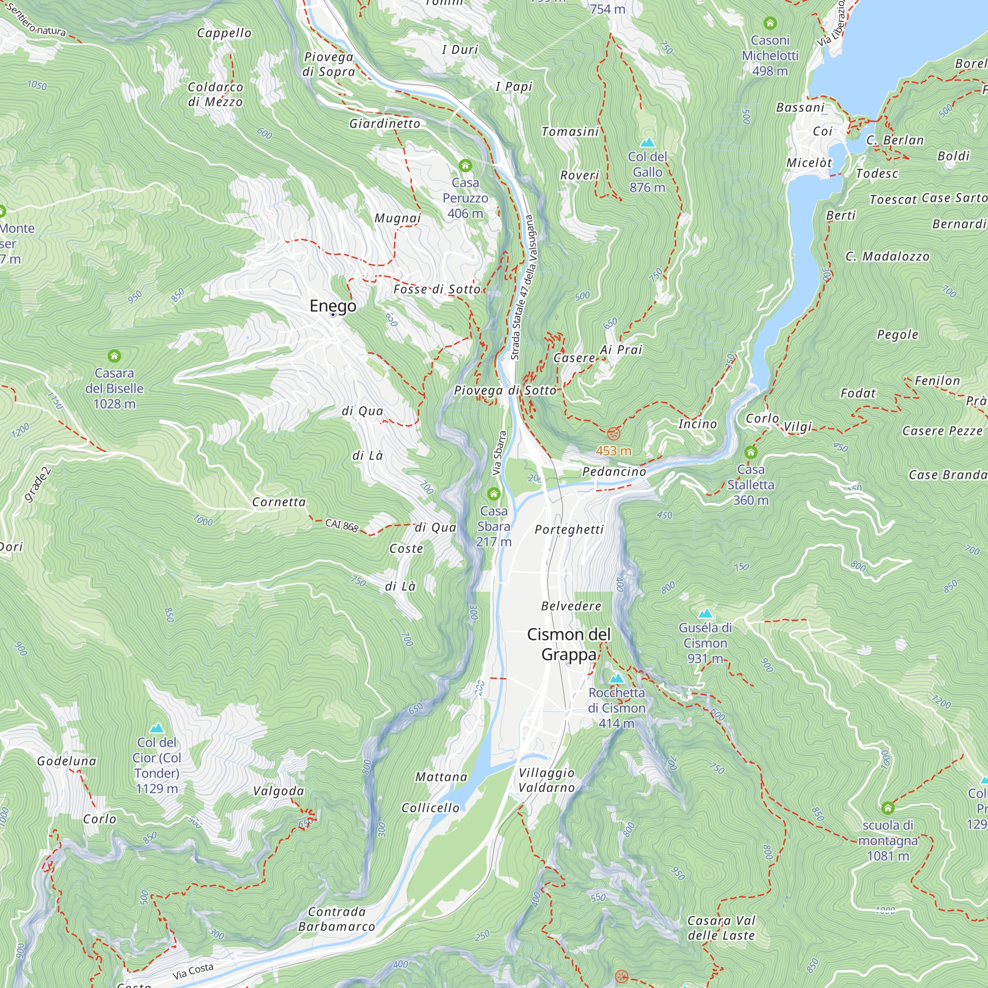 Casa Sbara map