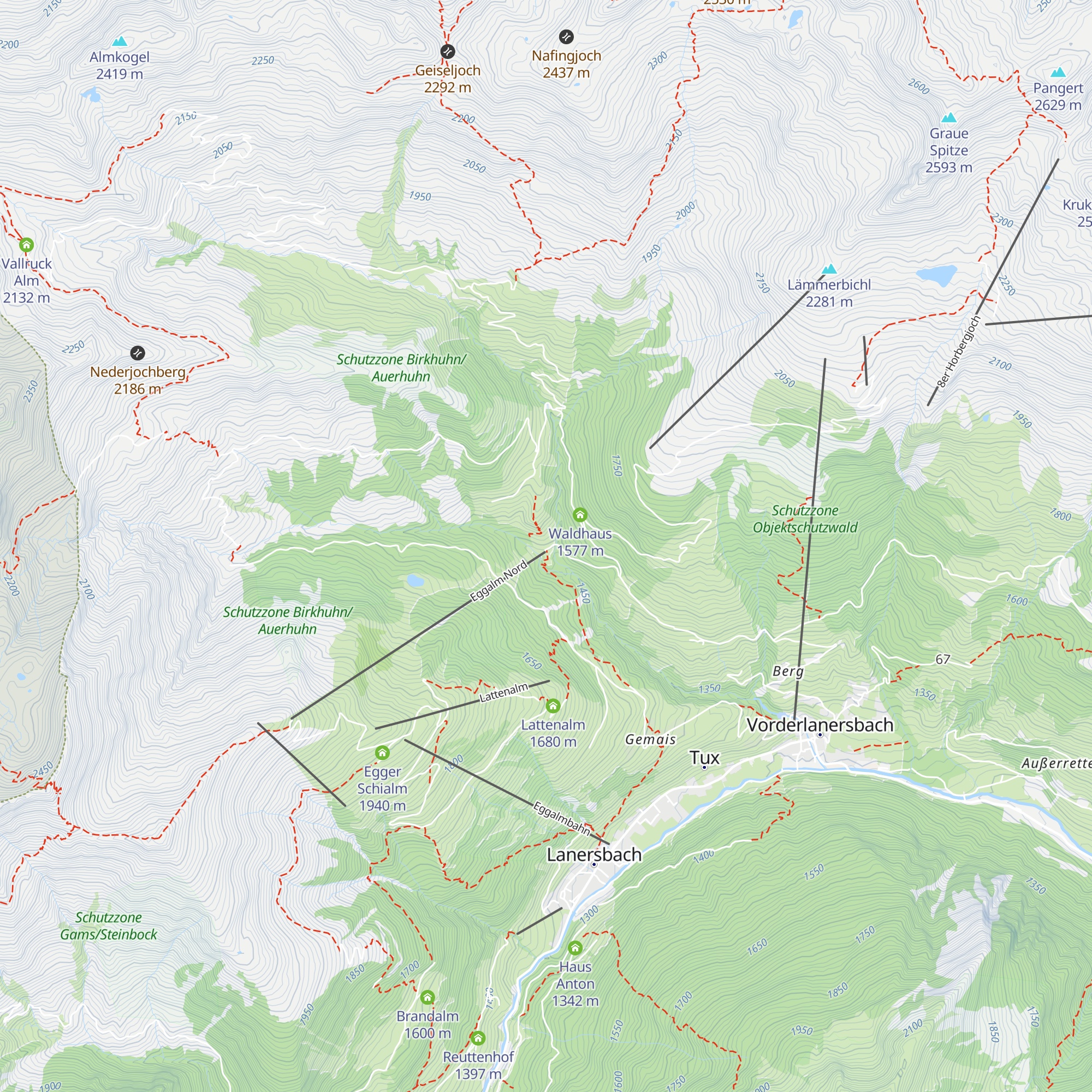 Vogelnest map