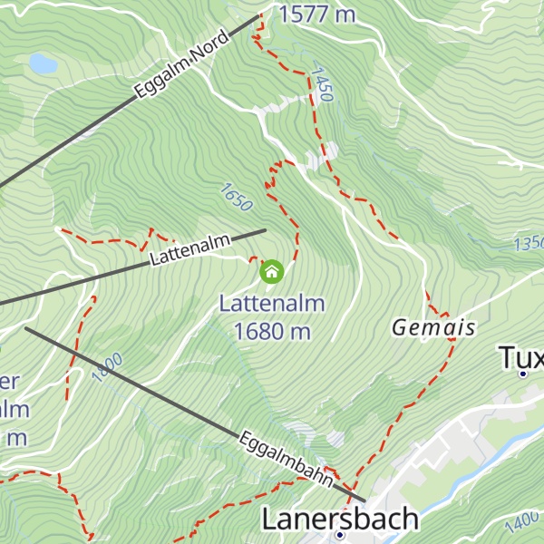 Map of Lattenalm