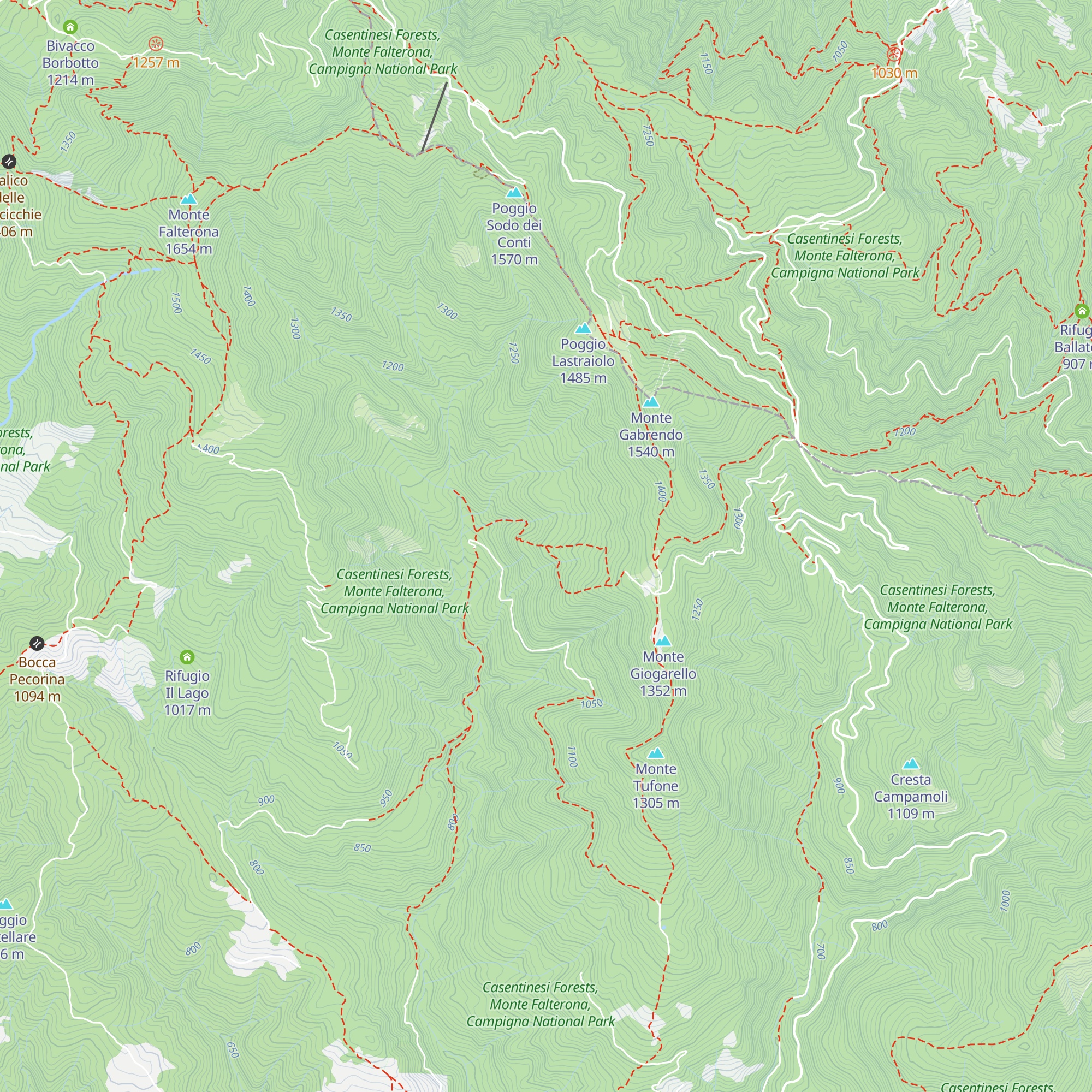 Capanna Morgante map