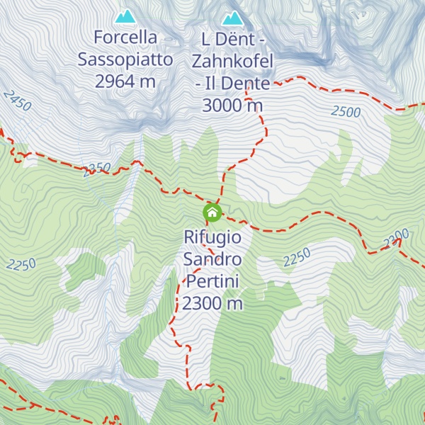 Map of Rifugio Sandro Pertini