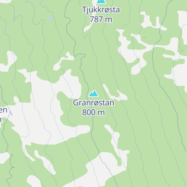 Map of Granrøstan
