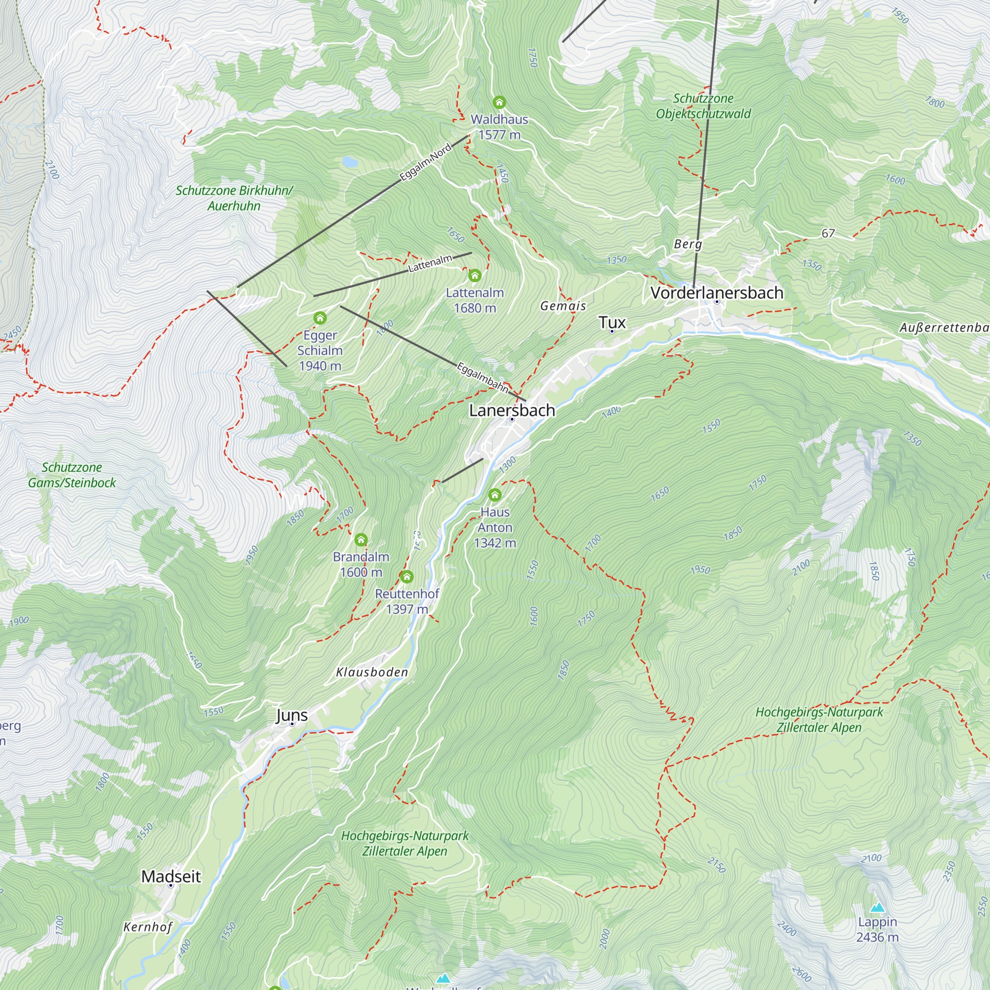 Haus Anton map