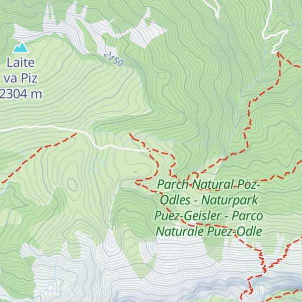 Map of Brogleshütte - Rifugio Malga Brogles