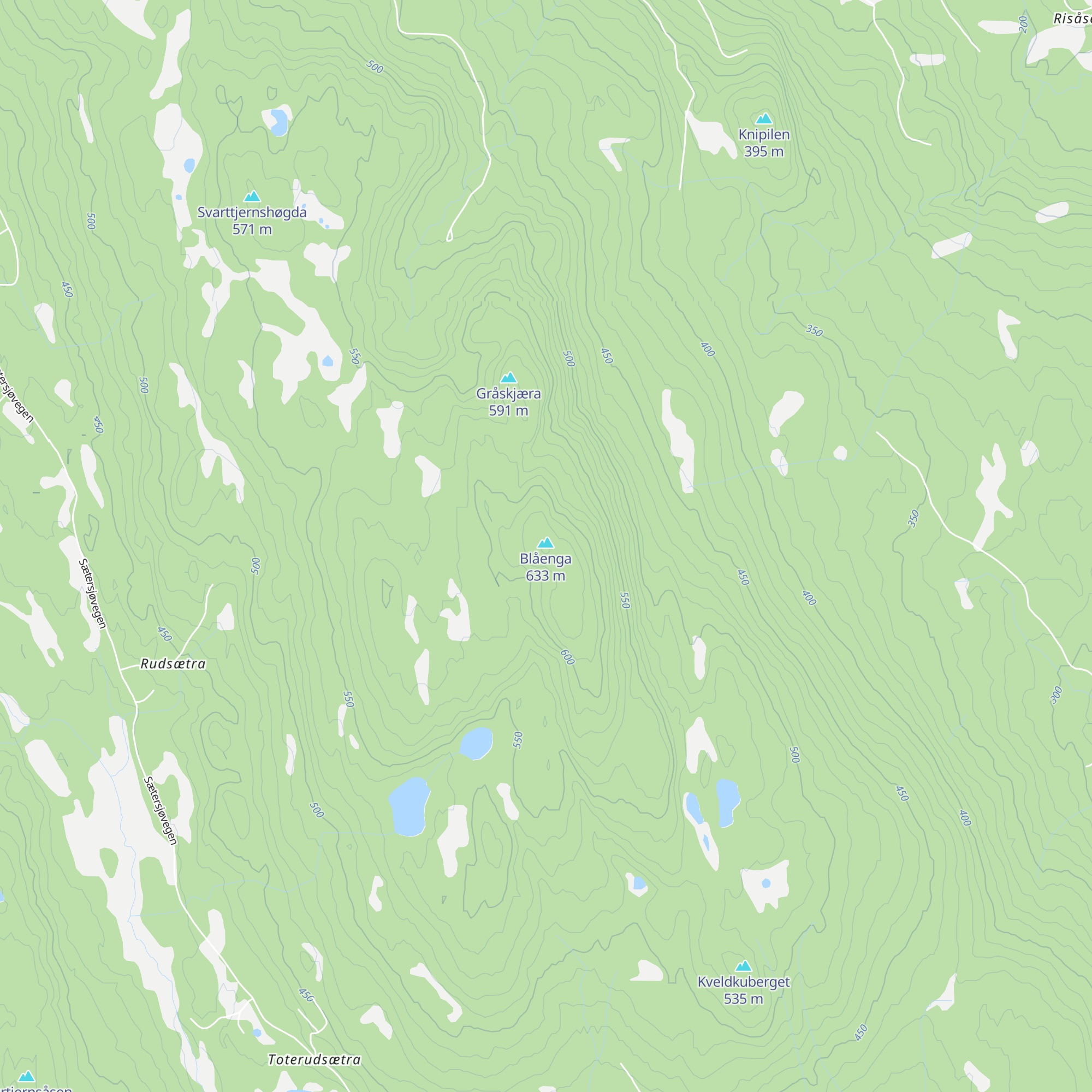 Blåenga map
