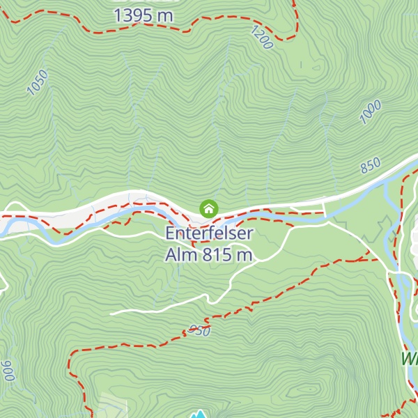 Map of Enterfelser Alm