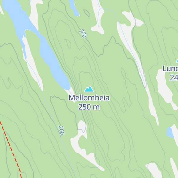 Map of Mellomheia