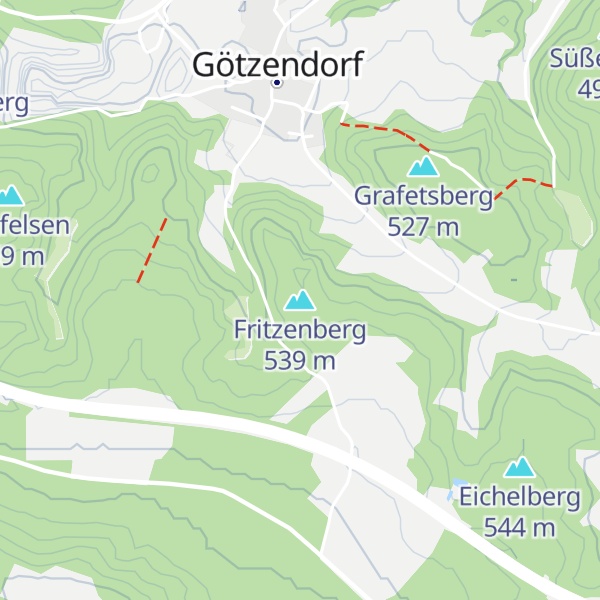 Map of Fritzenberg