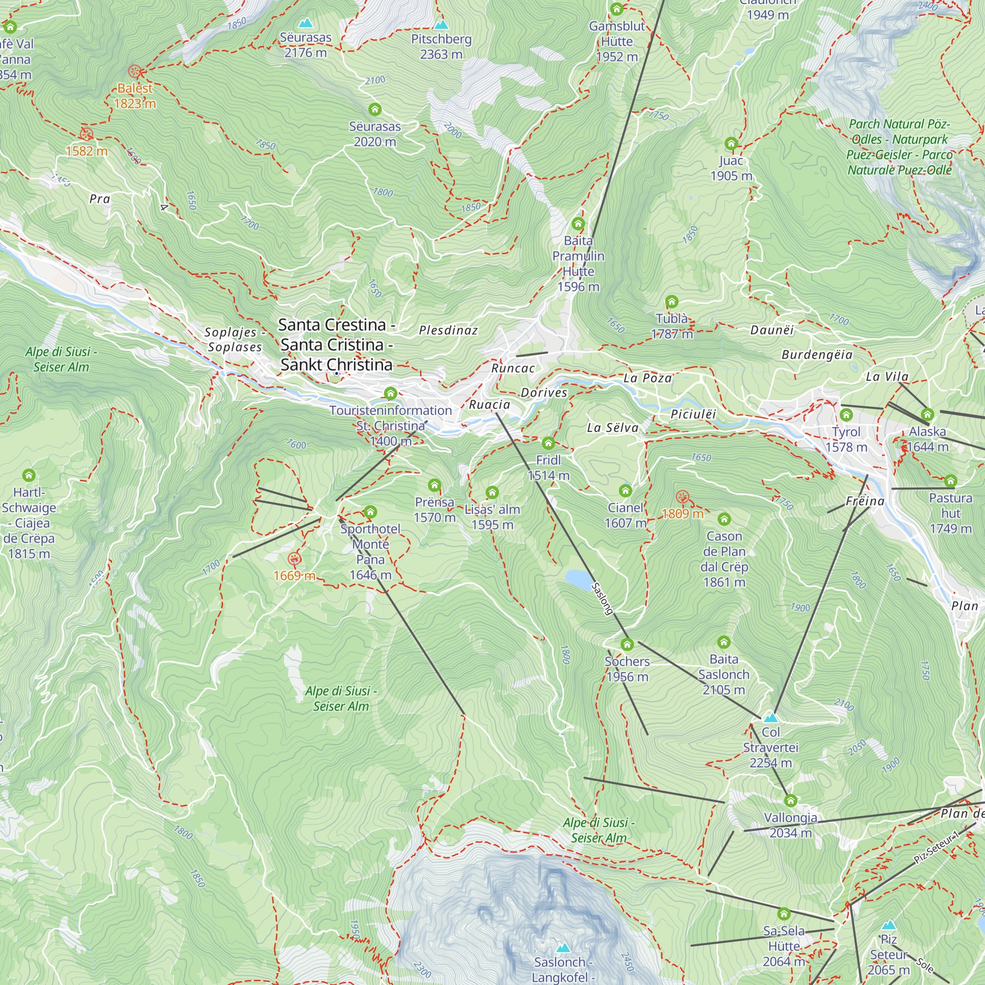 Lisas' alm map