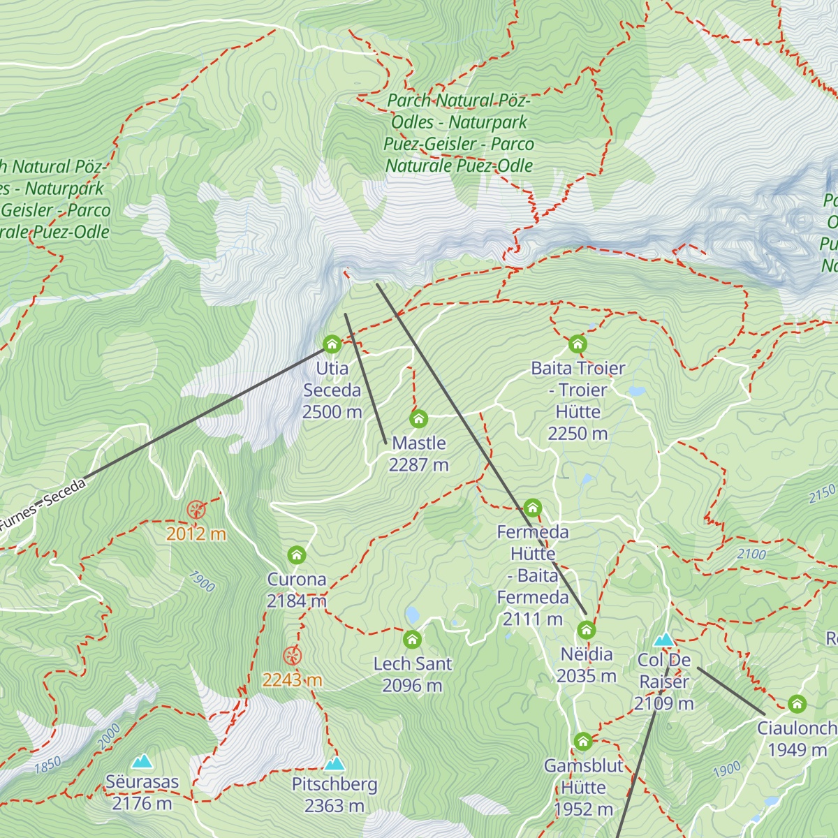 Mastle map