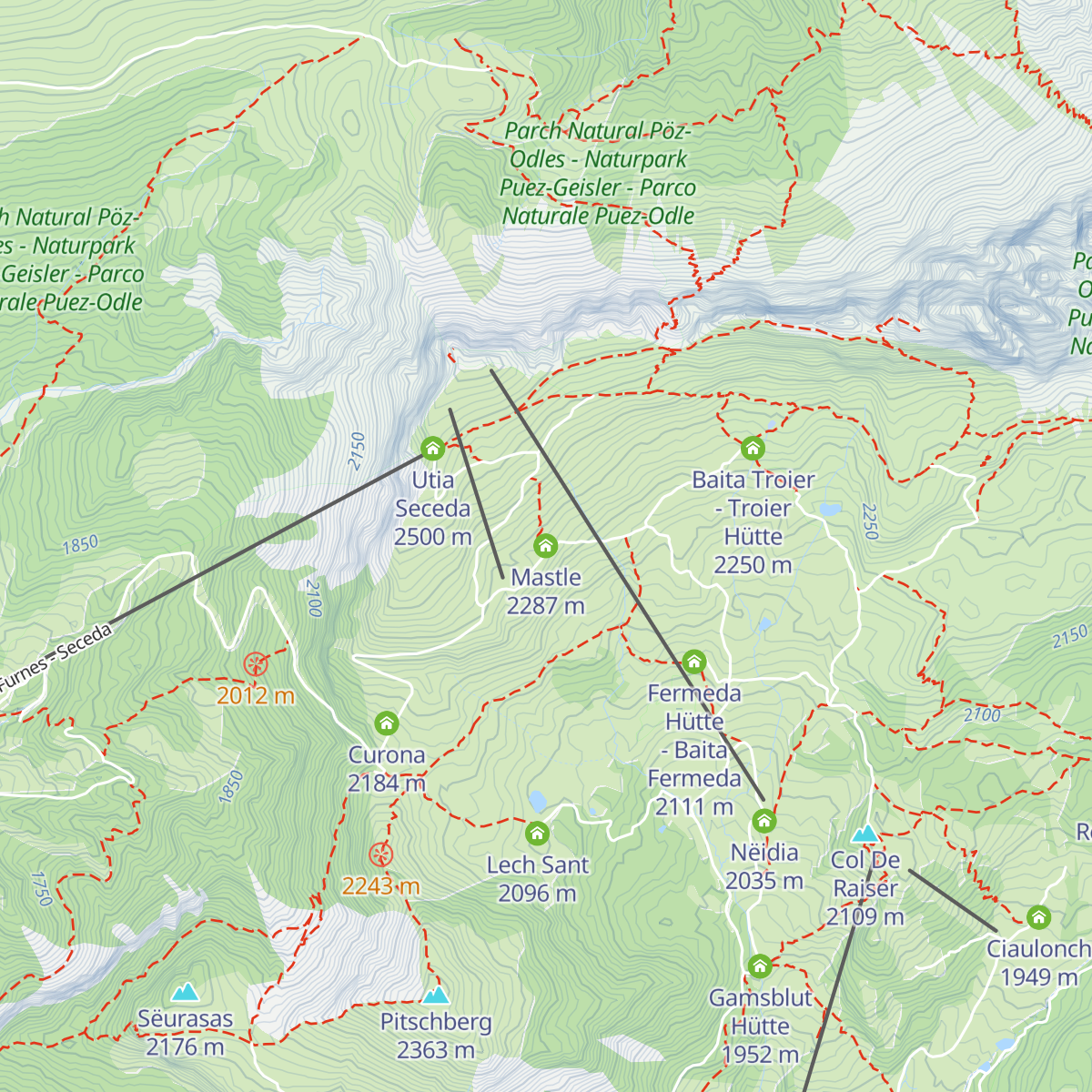 Mastle map