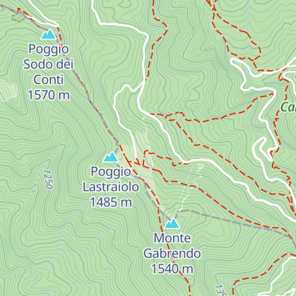 Map of Rifugio Città di Forlì