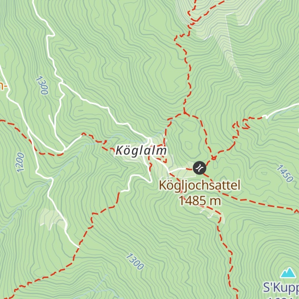 Map of Jausenstation Köglalm