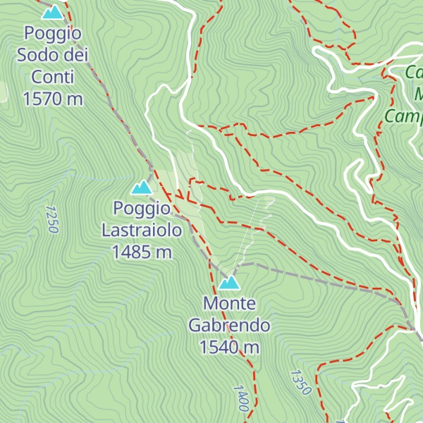 Map of Rifugio "La Burraia"