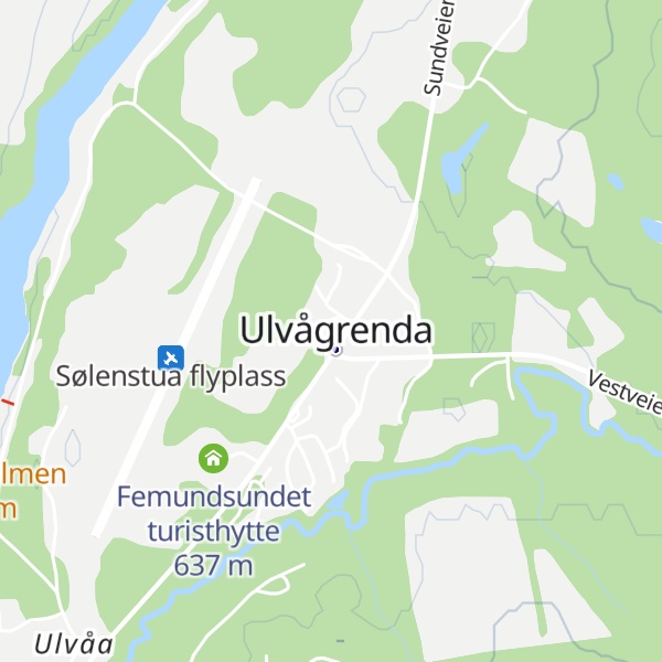 Map of Sølenstua Motell & Caravan