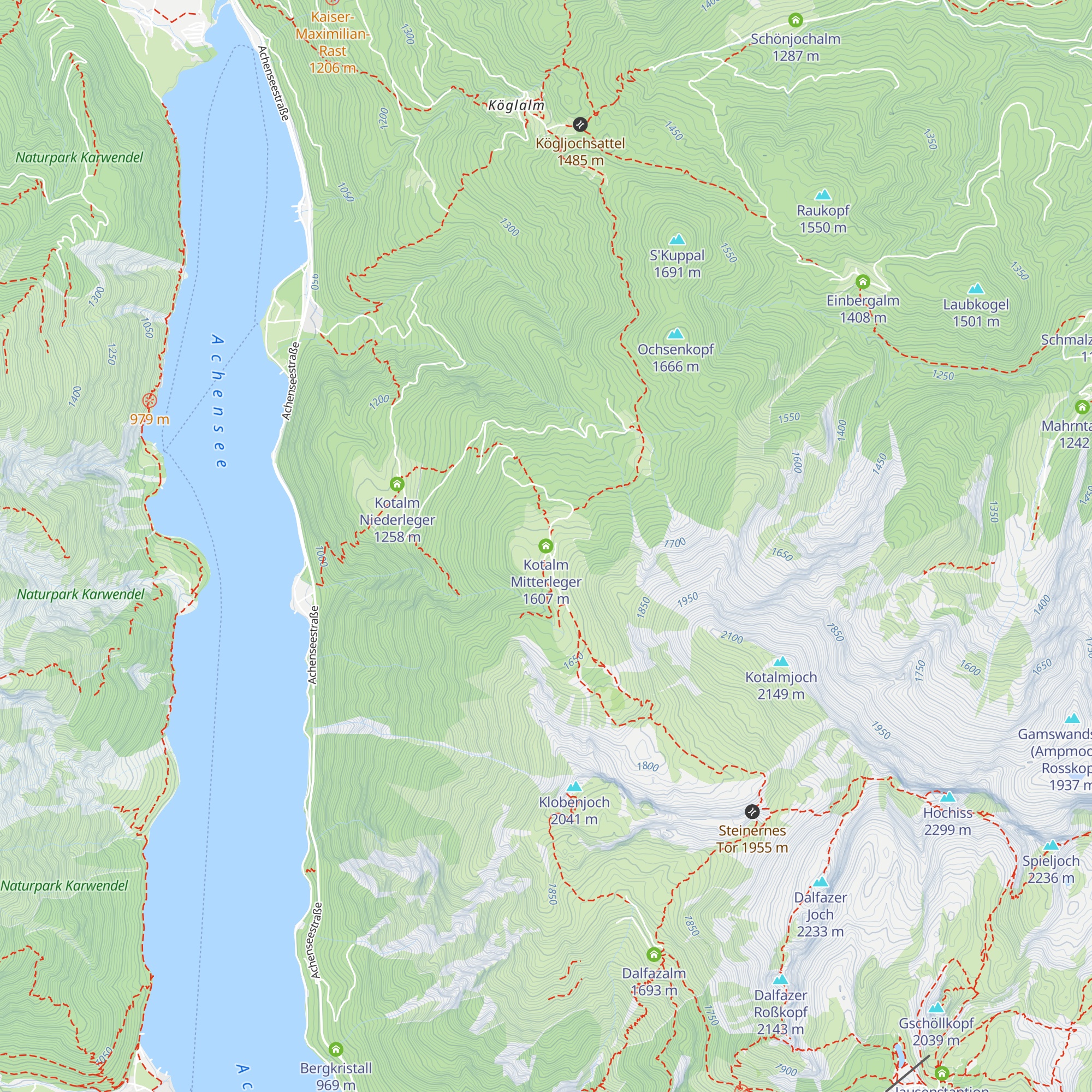 Kotalm Mitterleger map