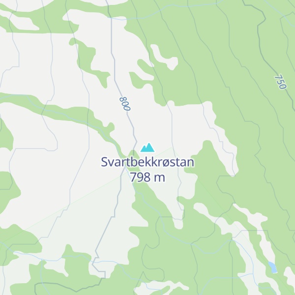 Map of Svartbekkrøstan