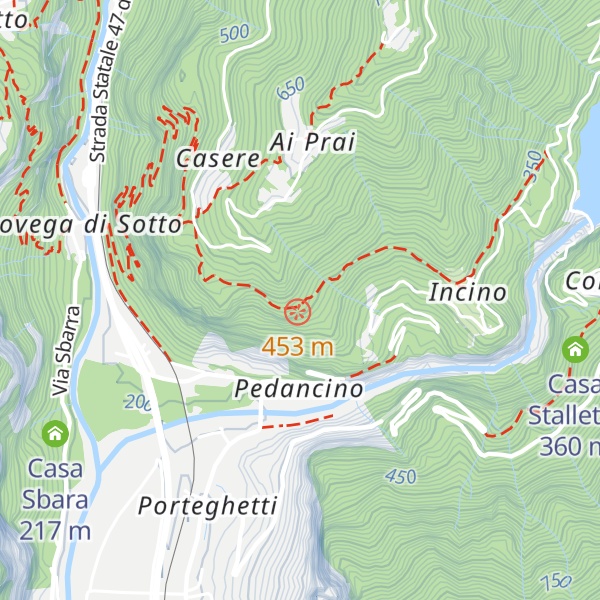 Map of Casa Martinatto