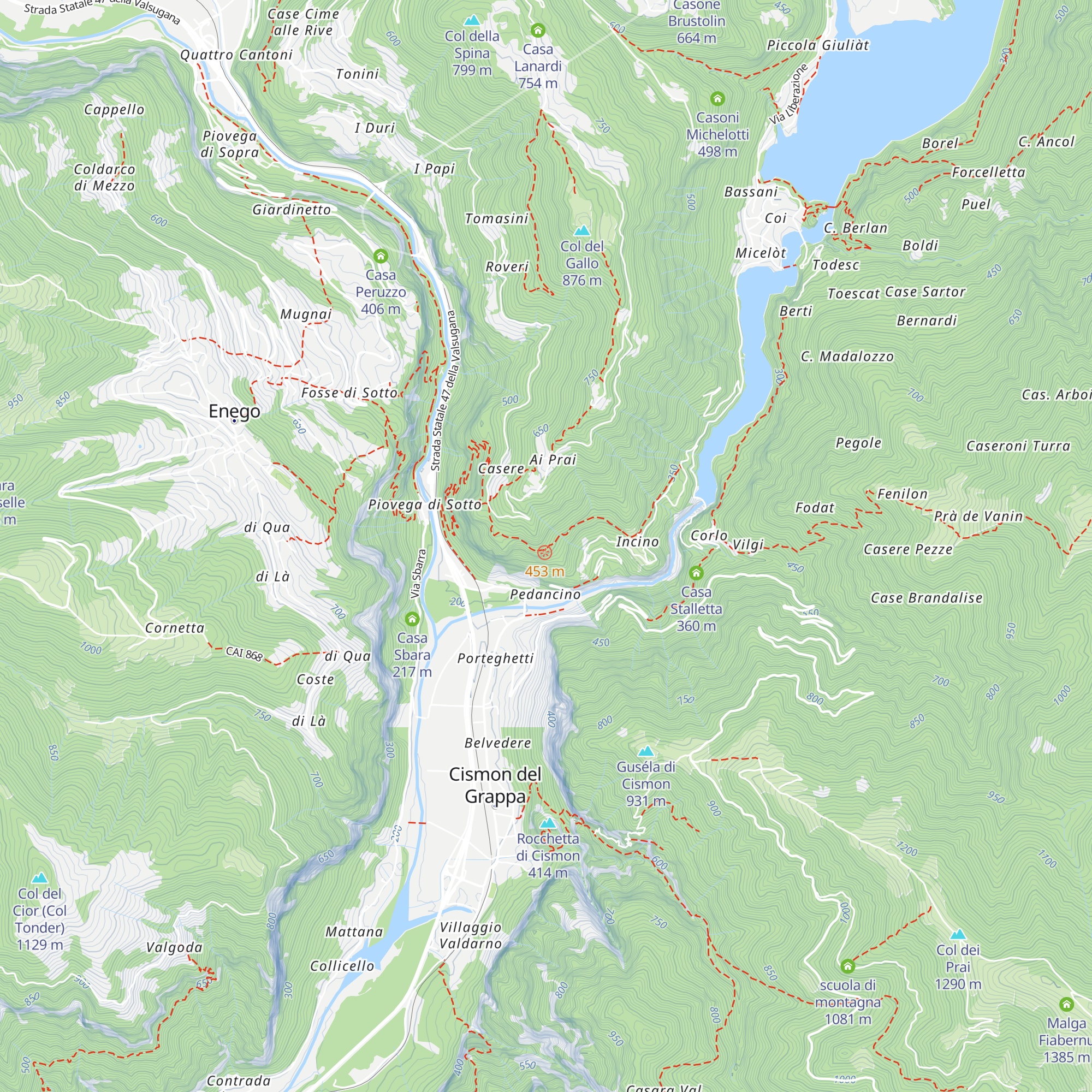 Casa Martinatto map
