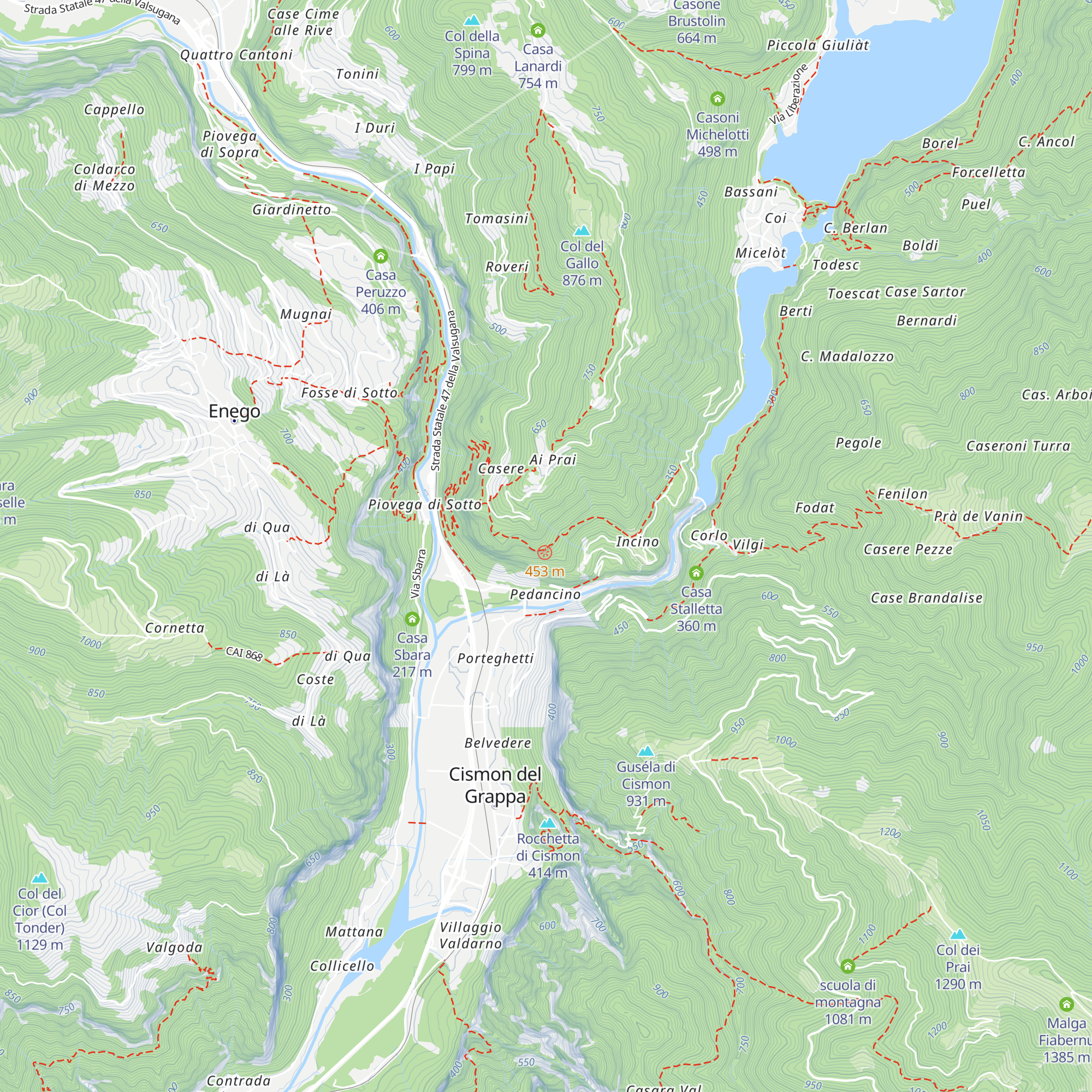 Casa Martinatto map