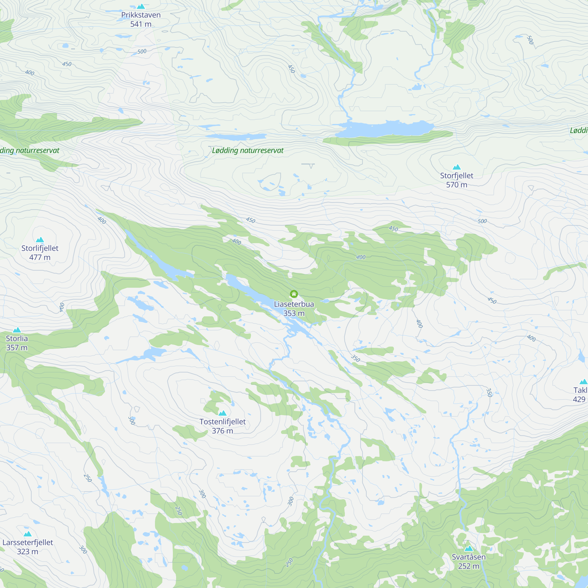 Liaseterbua map