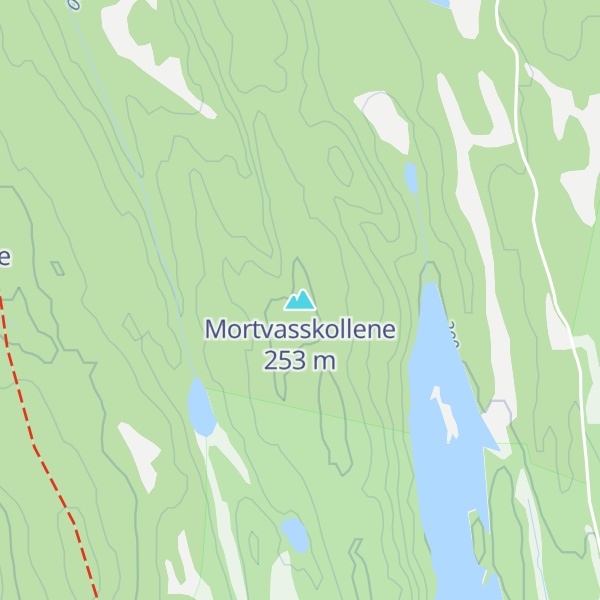 Map of Mortvasskollene