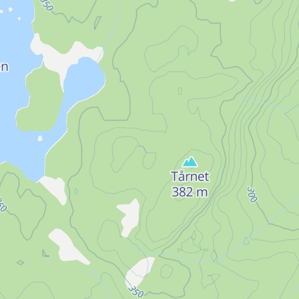 Map of Garsjøberget